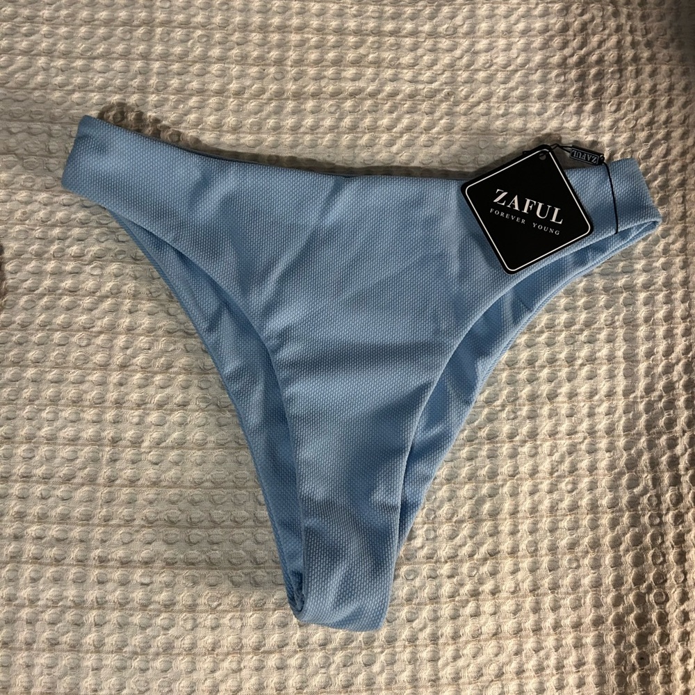 Zaful Light Blue Bikini Bottom